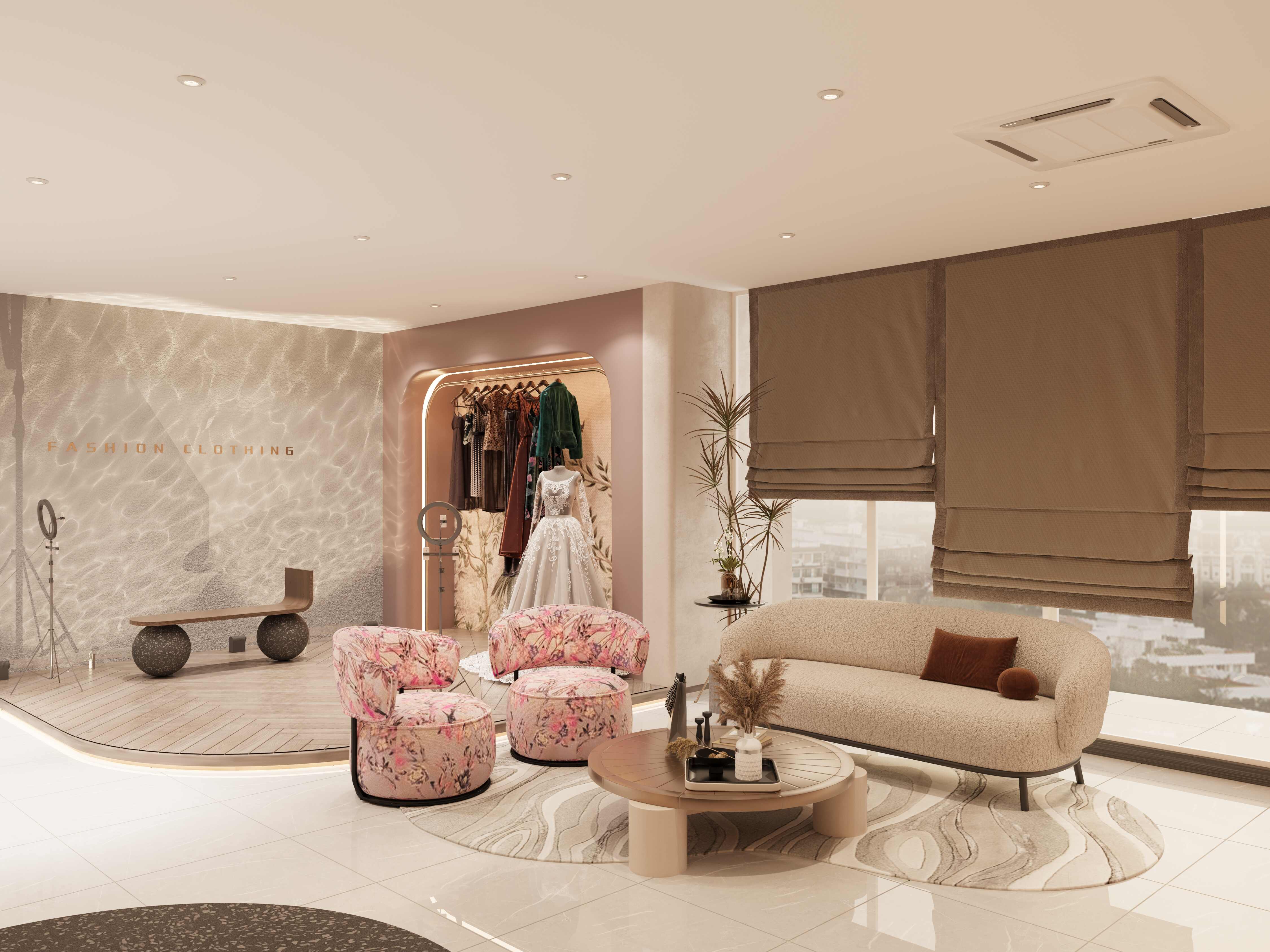 Interior designing for a clothing store by North Change - 3